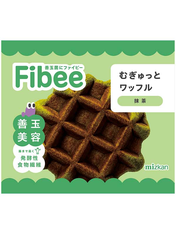 Ｆｉｂｅｅ　むぎゅっとワッフル　抹茶