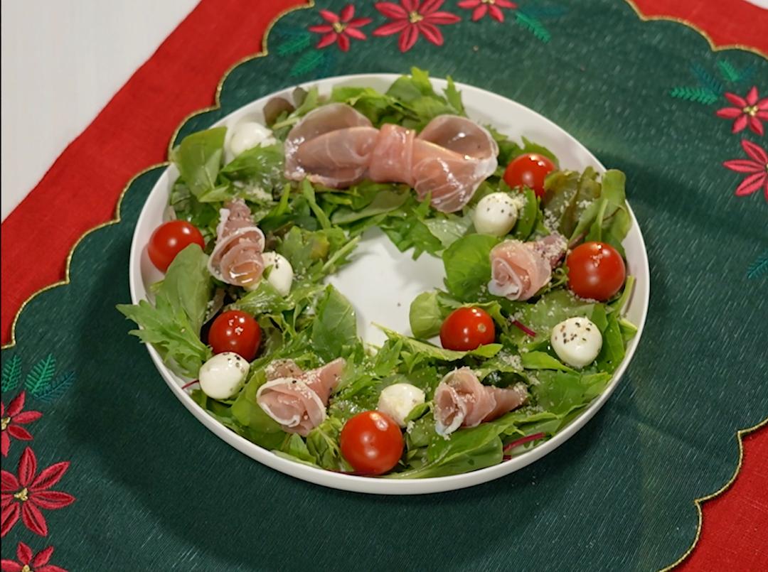 クリスマスリースサラダのレシピ・作り方