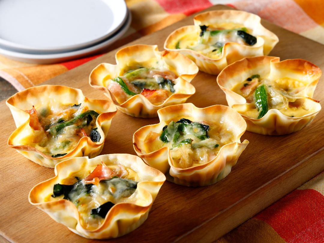 餃子の皮で簡単キッシュのレシピ・作り方