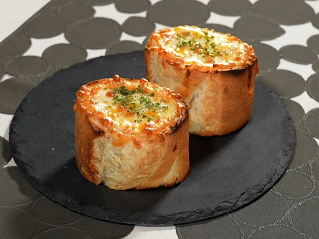 カリじゅわとろ～トマトクリームパングラタンのレシピ・作り方