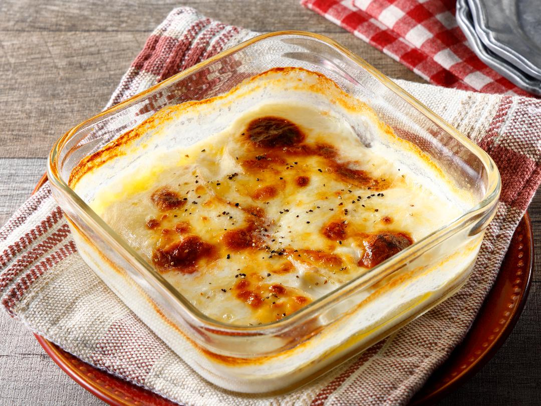 具材を入れて加熱するだけ！簡単ポテトグラタンのレシピ・作り方