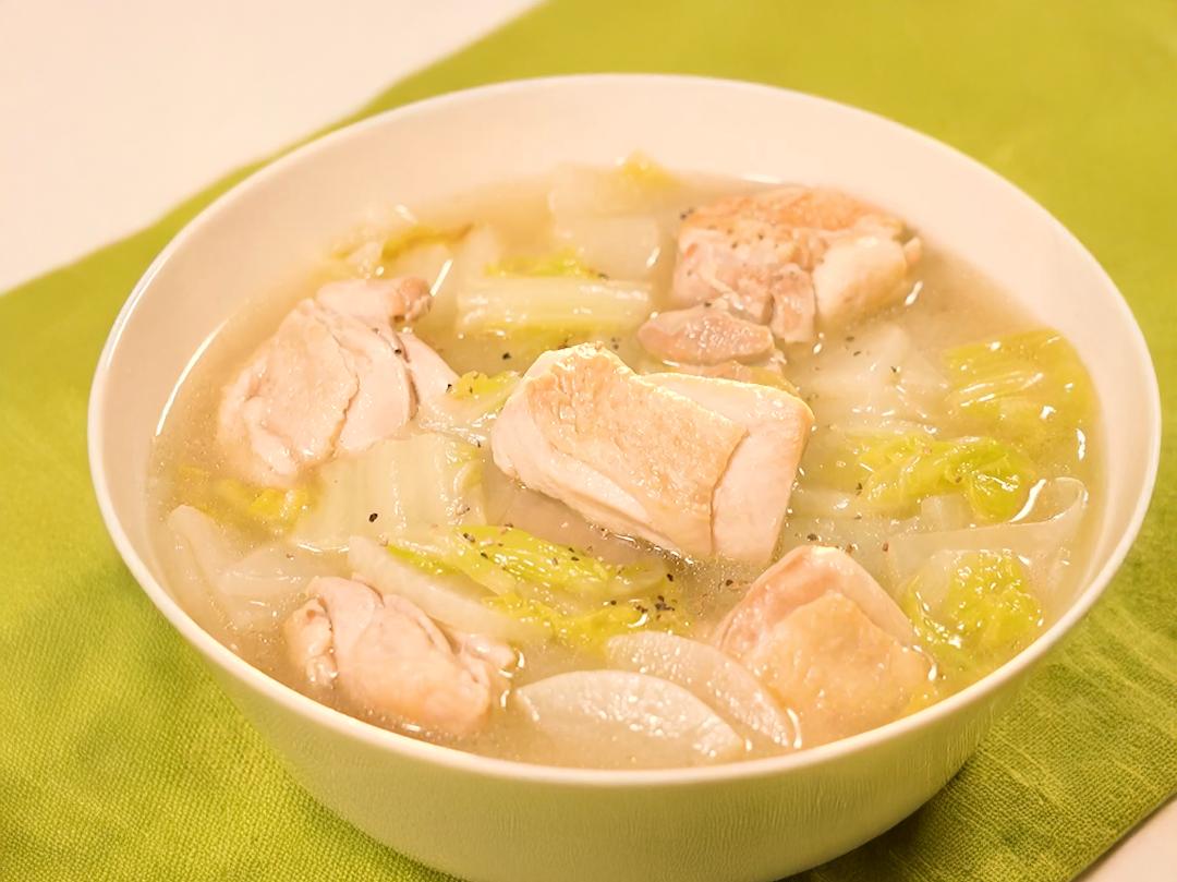 ゆず香る！鶏ももと冬野菜の白だし煮