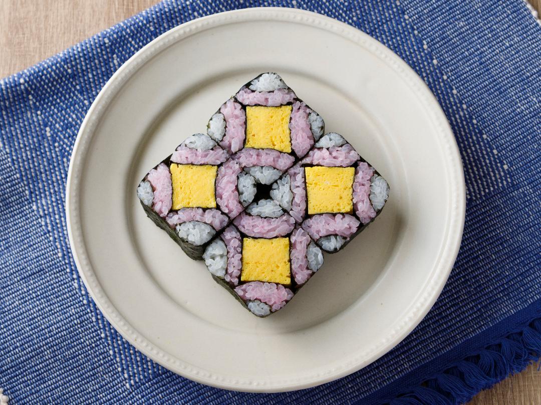 飾り巻き寿司（四海巻き）のレシピ・作り方