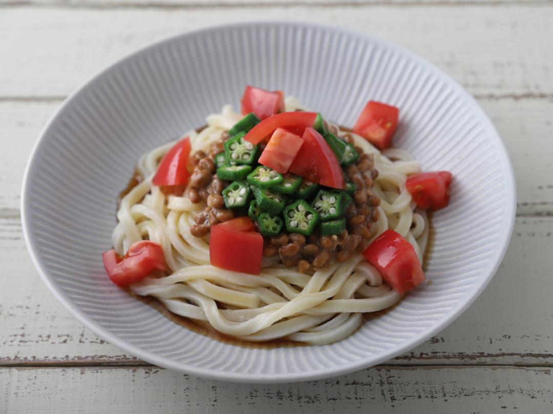 ネバトマまぜうどんのレシピ・作り方