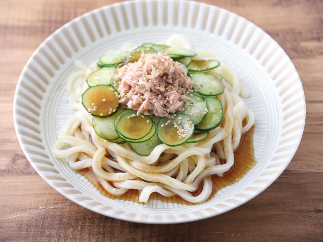 ツナサラダうどんのレシピ・作り方