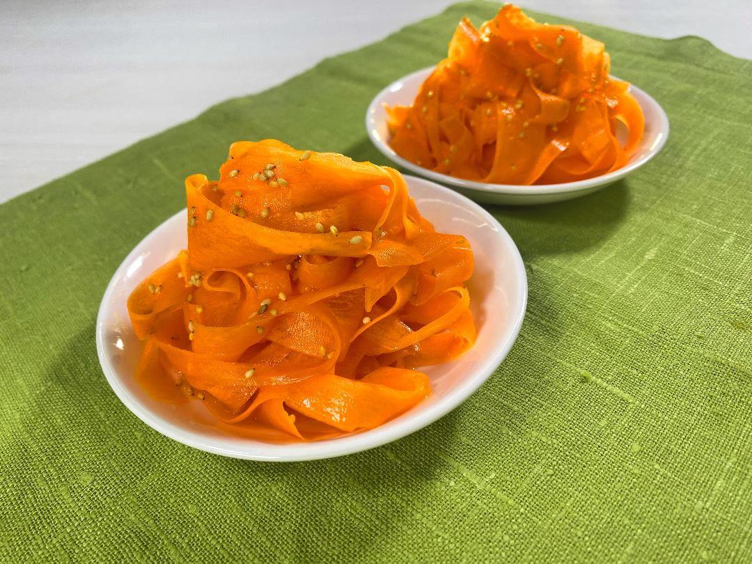 ひらひらキャロットリボンサラダのレシピ・作り方