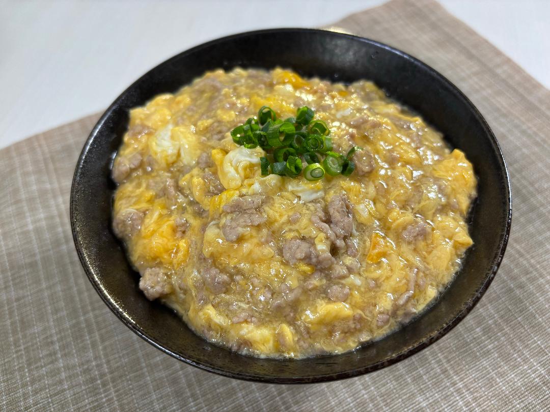 ワンパンで！とろたま肉あんかけ丼のレシピ・作り方