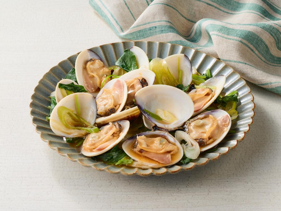 ハマグリのぽんっと酒蒸しのレシピ・作り方