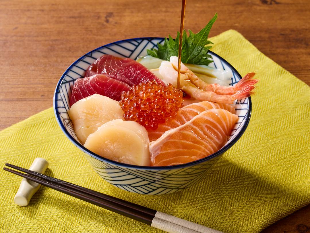 鮮魚のさっぱりぽん海鮮丼のレシピ・作り方