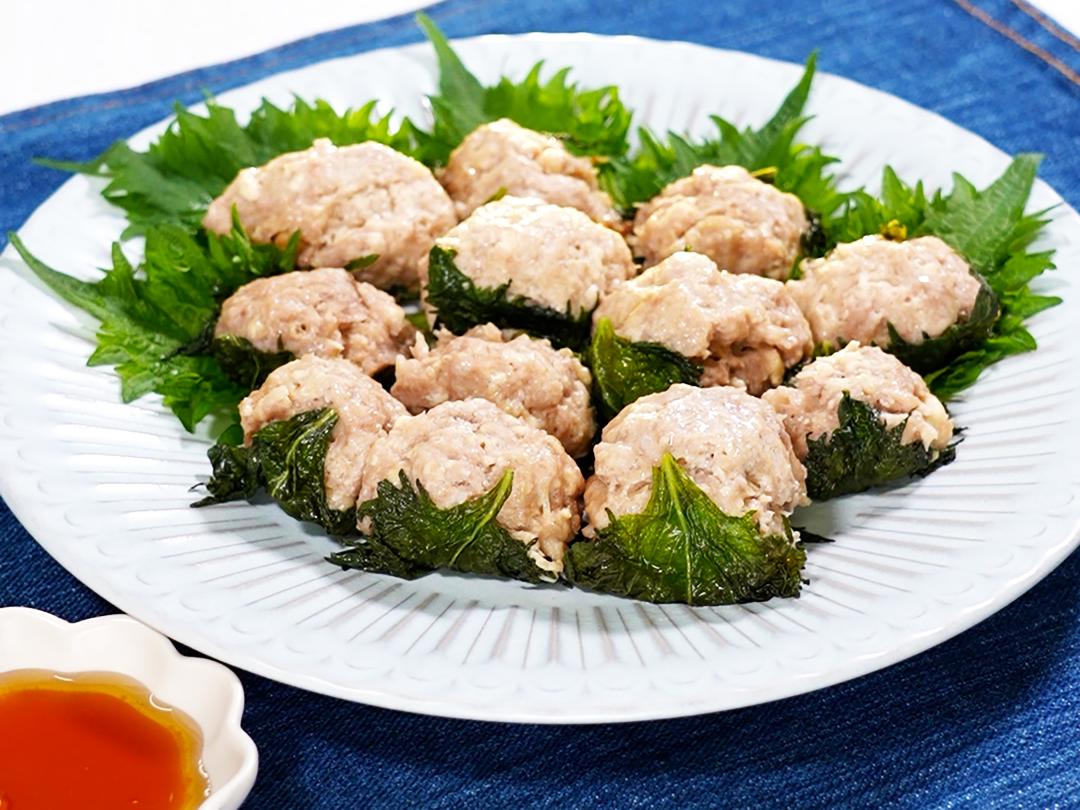 レンチン！青じそ豆腐しゅうまいのレシピ・作り方