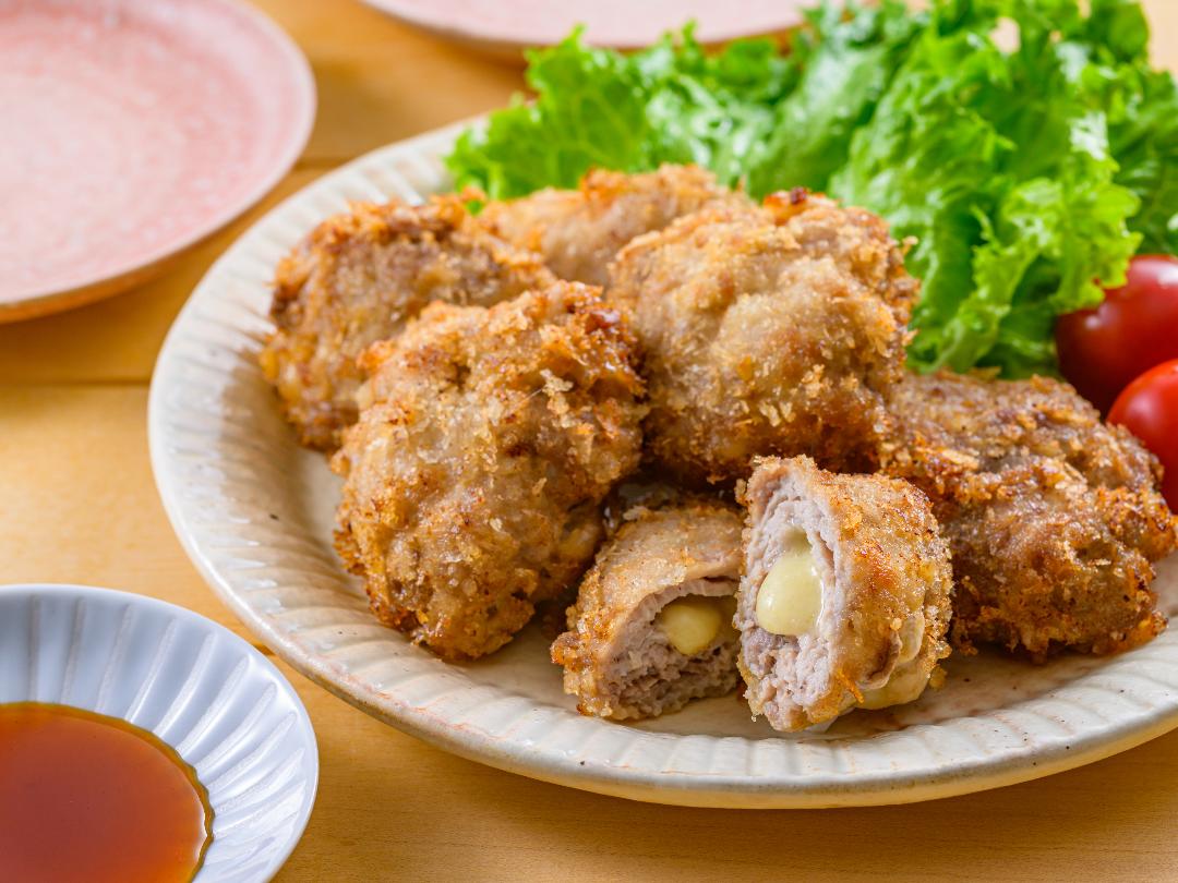 卵不要！ザクとろ豚小間チーズかつのレシピ・作り方