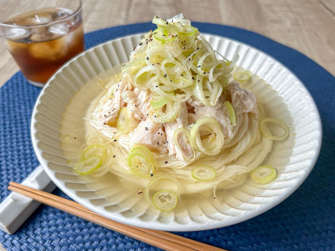 冷やしねぎだくそうめんのレシピ・作り方
