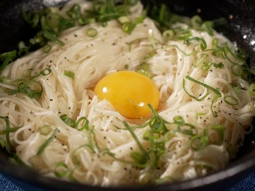 材料３つで作る本格油そうめんのレシピ・作り方