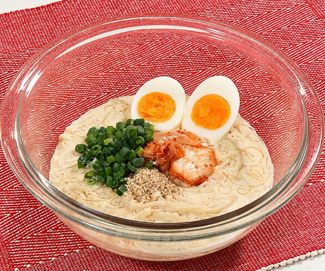 ワンボウルで！豆乳担々風はるさめのレシピ・作り方