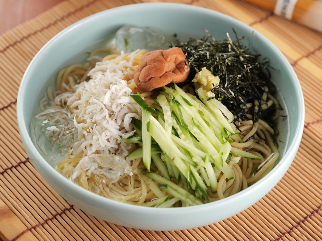 「ZENBヌードル」のひんやり茶漬け風のレシピ・作り方