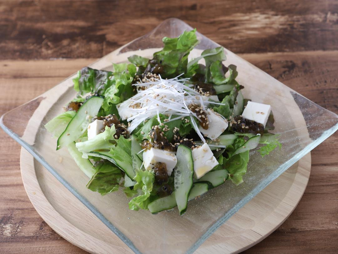 韓国海苔ソースのチョレギサラダ風