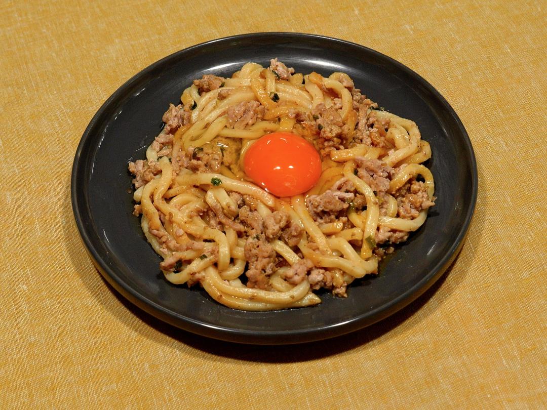 辛くない！汁なし担々うどん