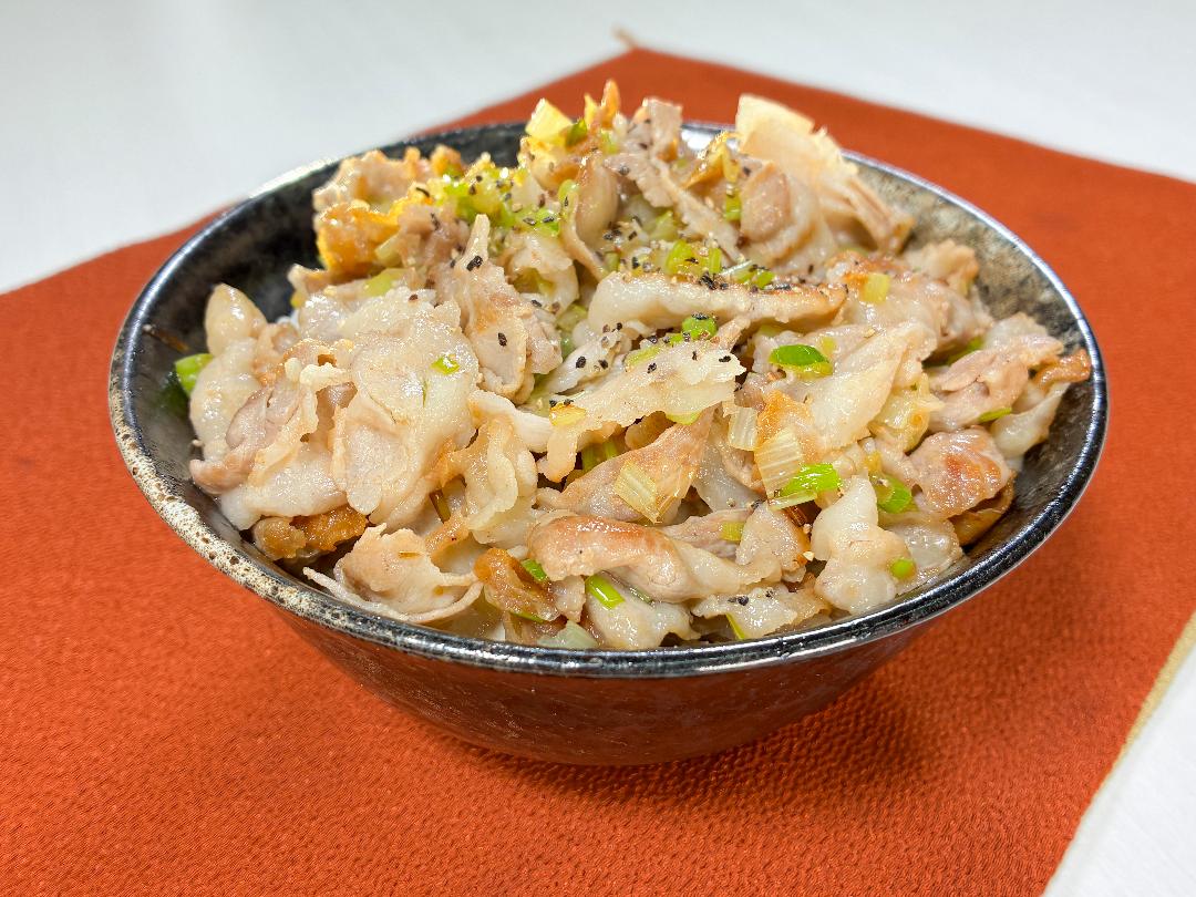 ねぎ塩豚丼のレシピ・作り方