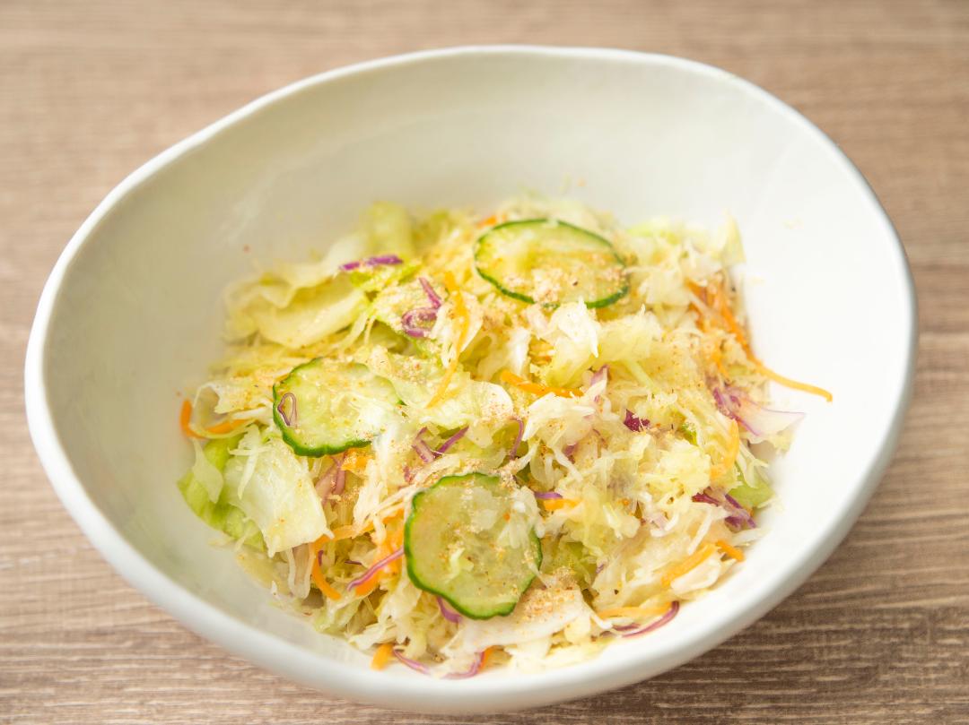 【リュウジさんコラボ】「味ぽんスパイス」で虚無サラダのレシピ・作り方