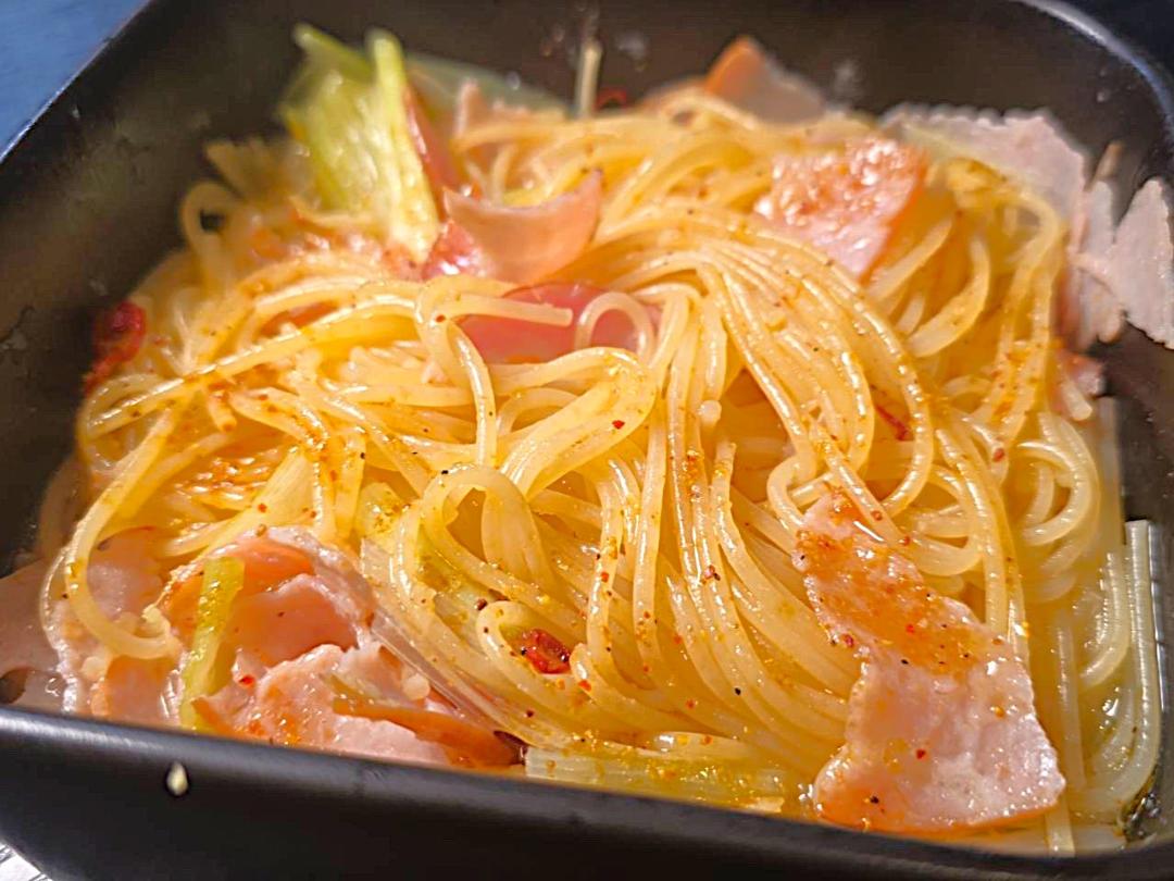 【リュウジさんコラボ】無限ペペロンチーノｂｙ「味ぽんRスパイス」