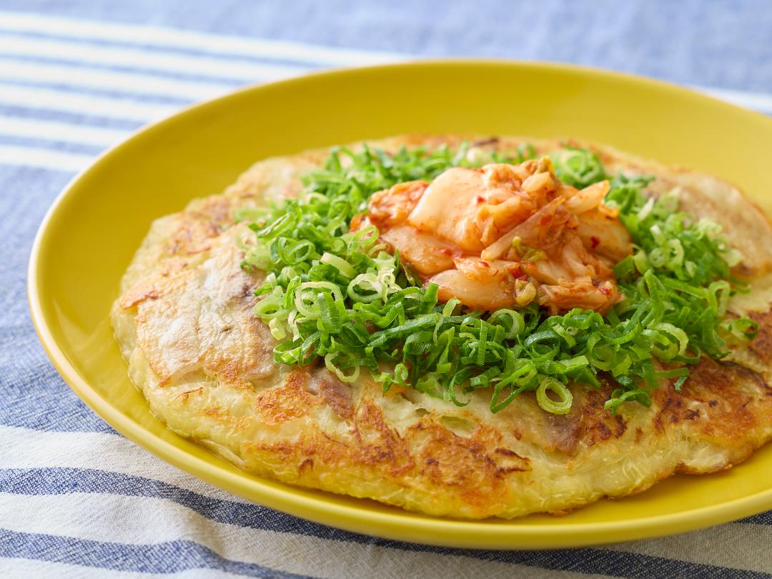 パックでできちゃう！もちもち豚キムチーズ焼きのレシピ・作り方