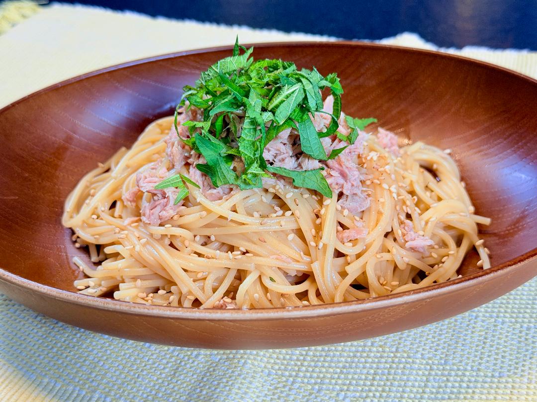 レンチンで完成！ゆず香る和風パスタのレシピ・作り方