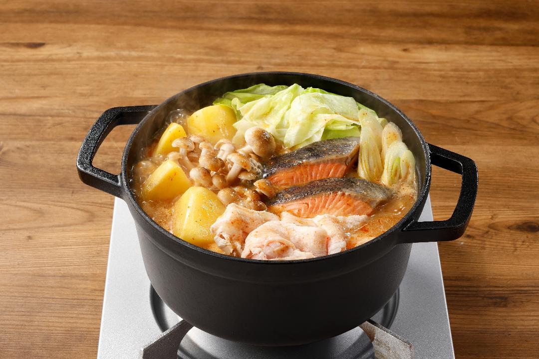 まろやかミルク味噌鍋のレシピ・作り方