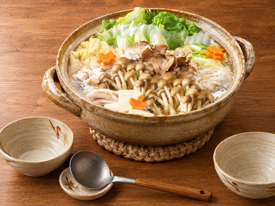 きのこの鶏うま塩鍋