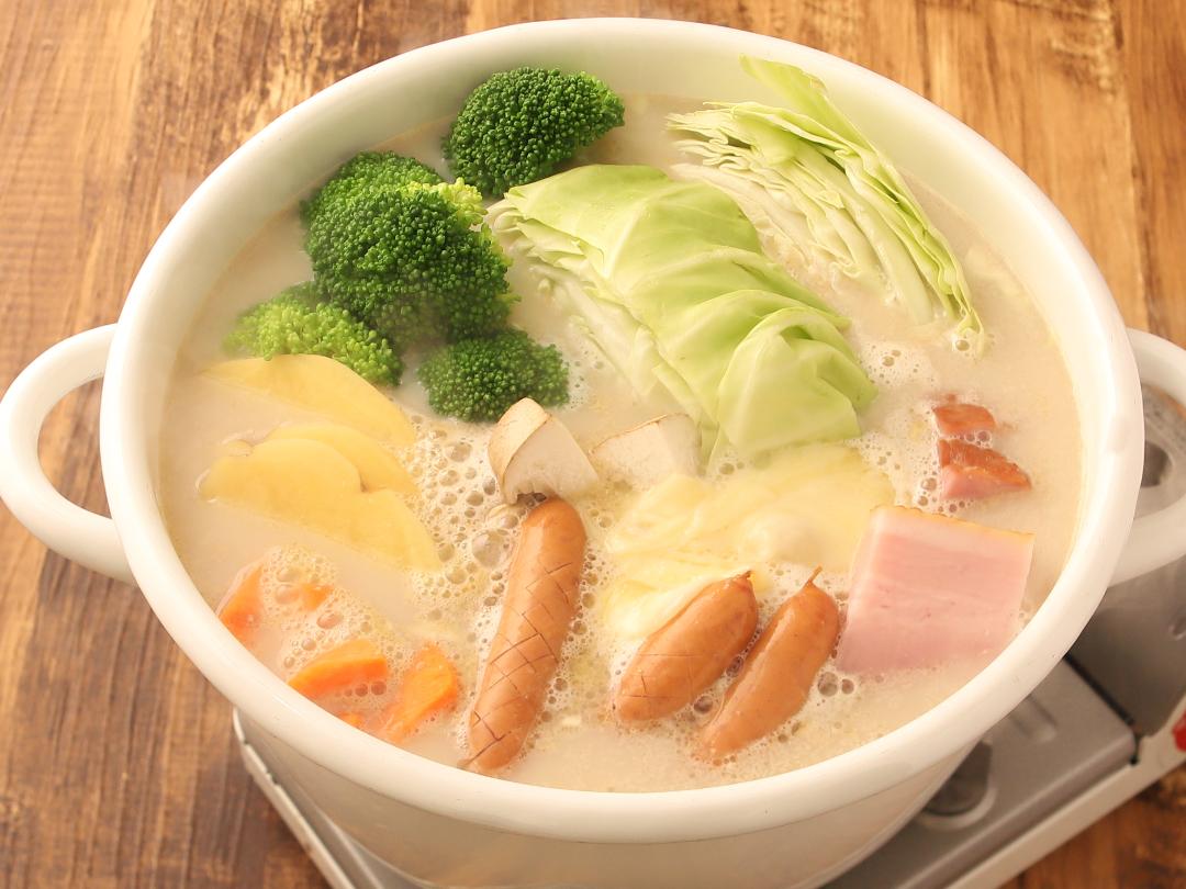 ごま豆乳チーズポトフ鍋のレシピ・作り方