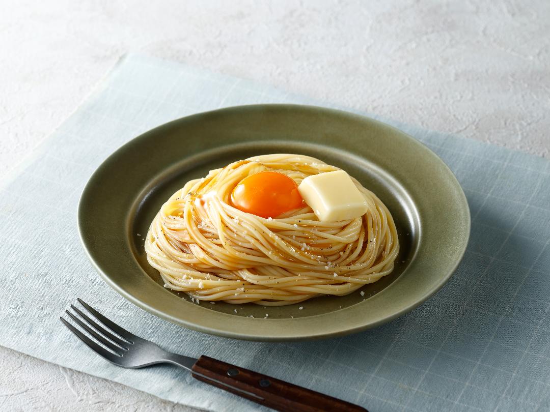 「金のつぶR　たれだけたっぷり！たまご醤油たれ」のカルボナーラのレシピ・作り方