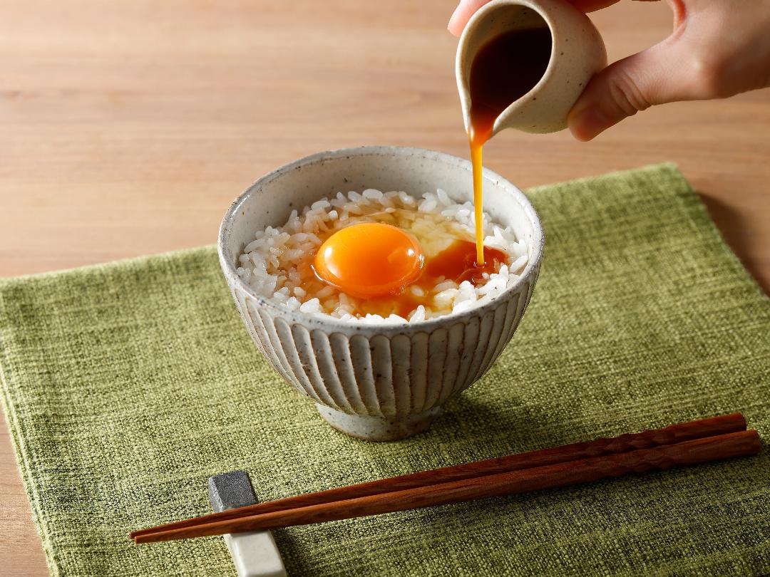 「金のつぶR　たれだけたっぷり！たまご醤油たれ」のたまごかけごはんのレシピ・作り方