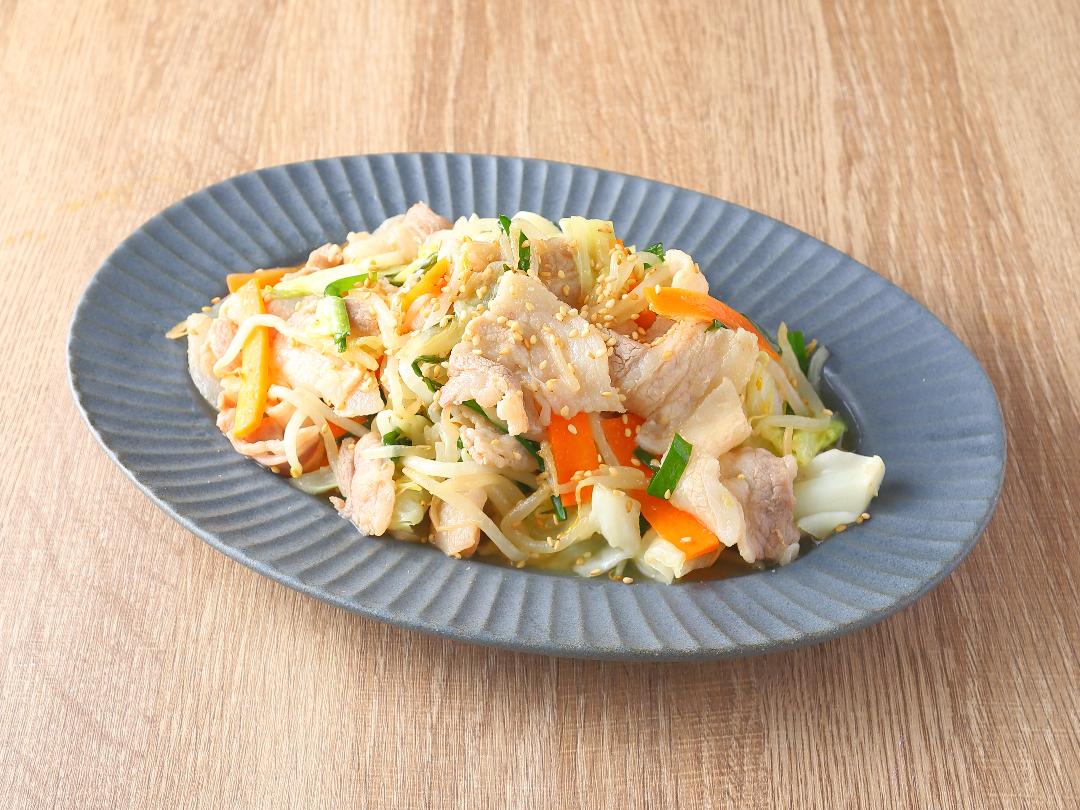 豚バラと野菜のカンタンやみつき炒めのレシピ・作り方