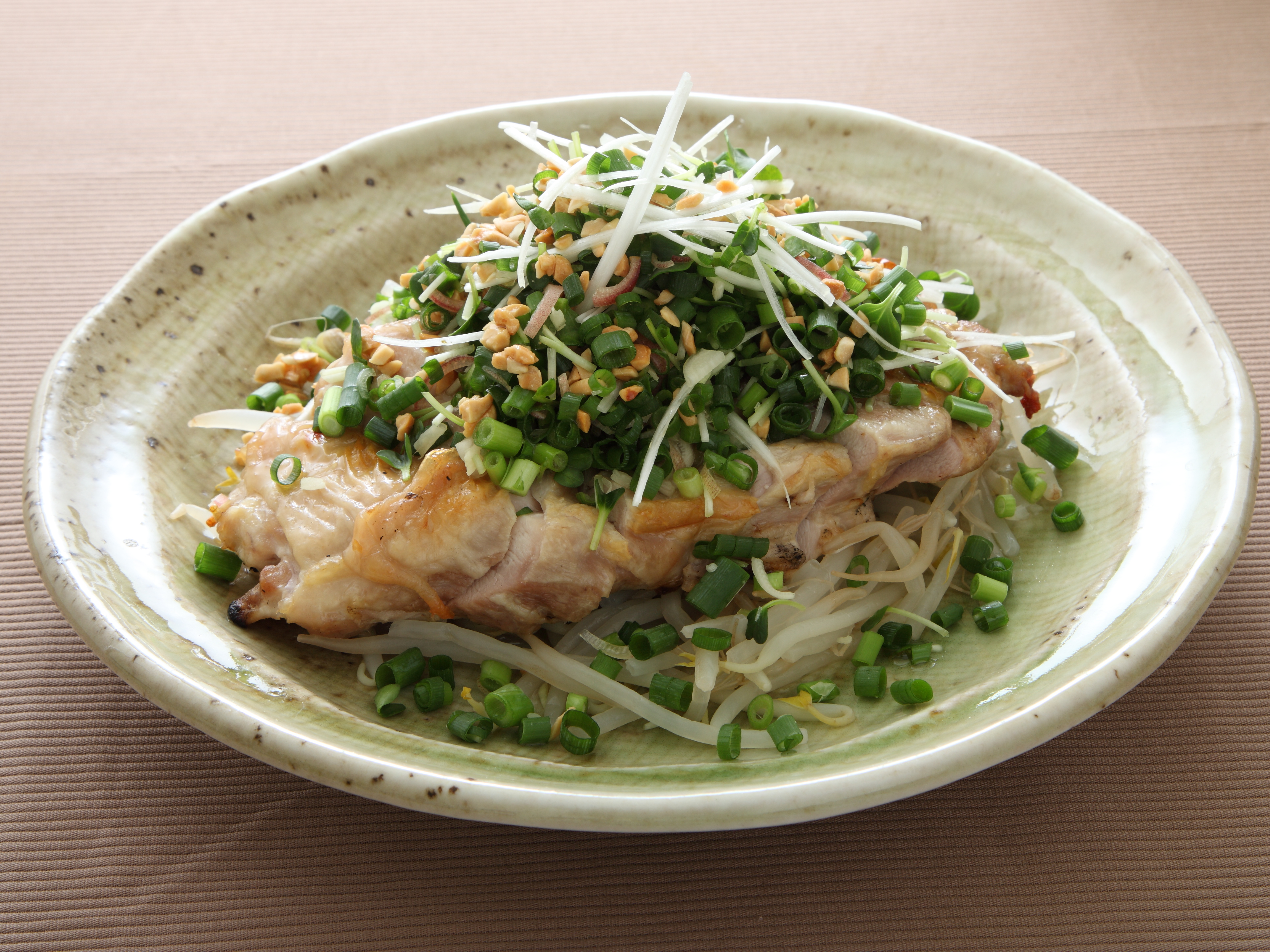 炙り鶏の薬味ぽん酢