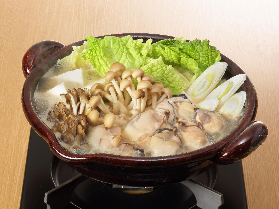 牡蠣の柚子味噌鍋