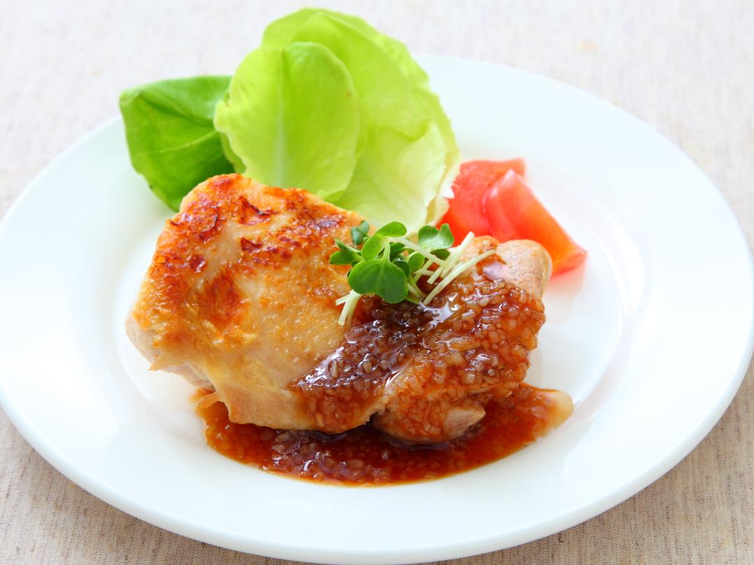 チキンソテー　和風ソース