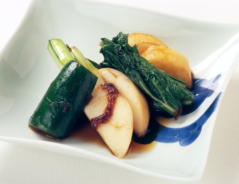 かぶと長いものぽん酢漬け