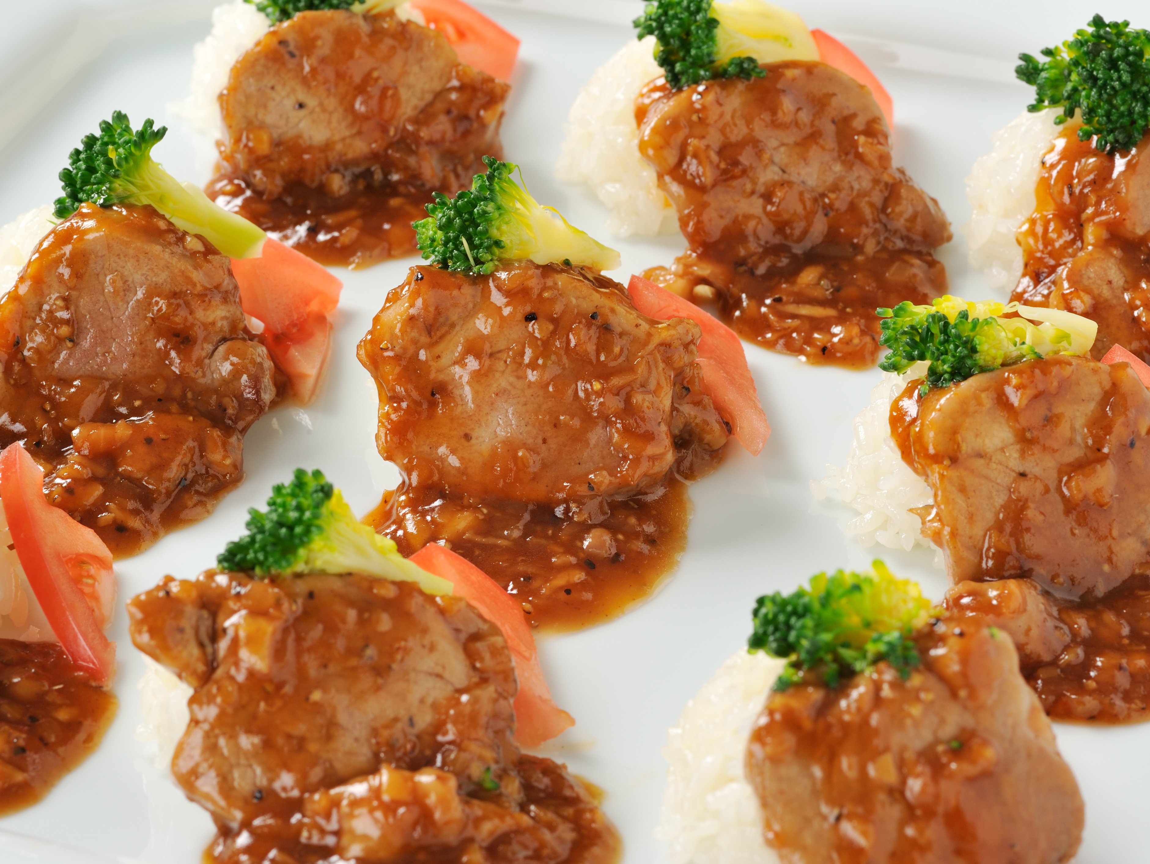 豚フィレ肉の生姜焼きフレンチスタイル