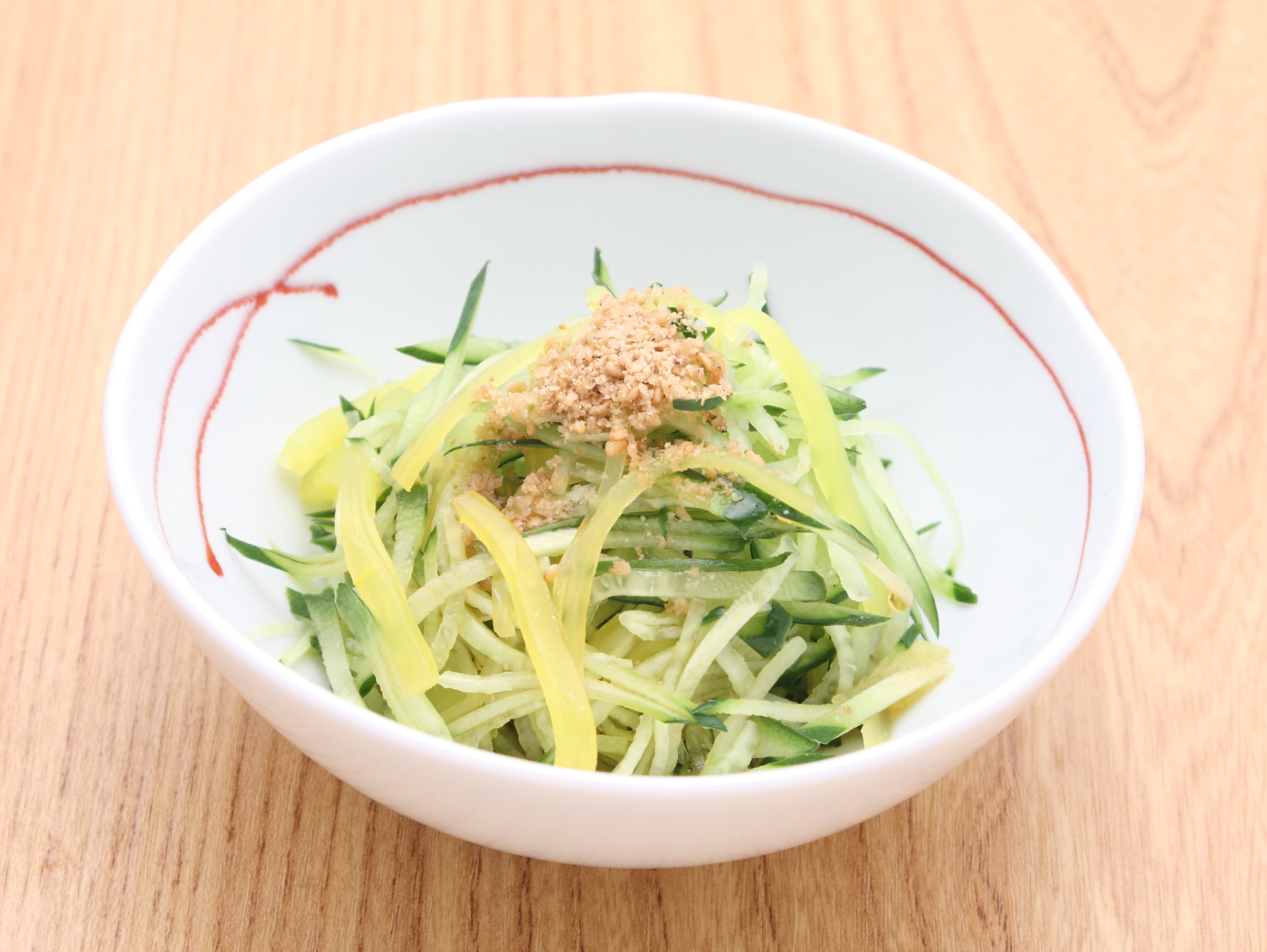 きゅうりとたくあんのさっぱり和え