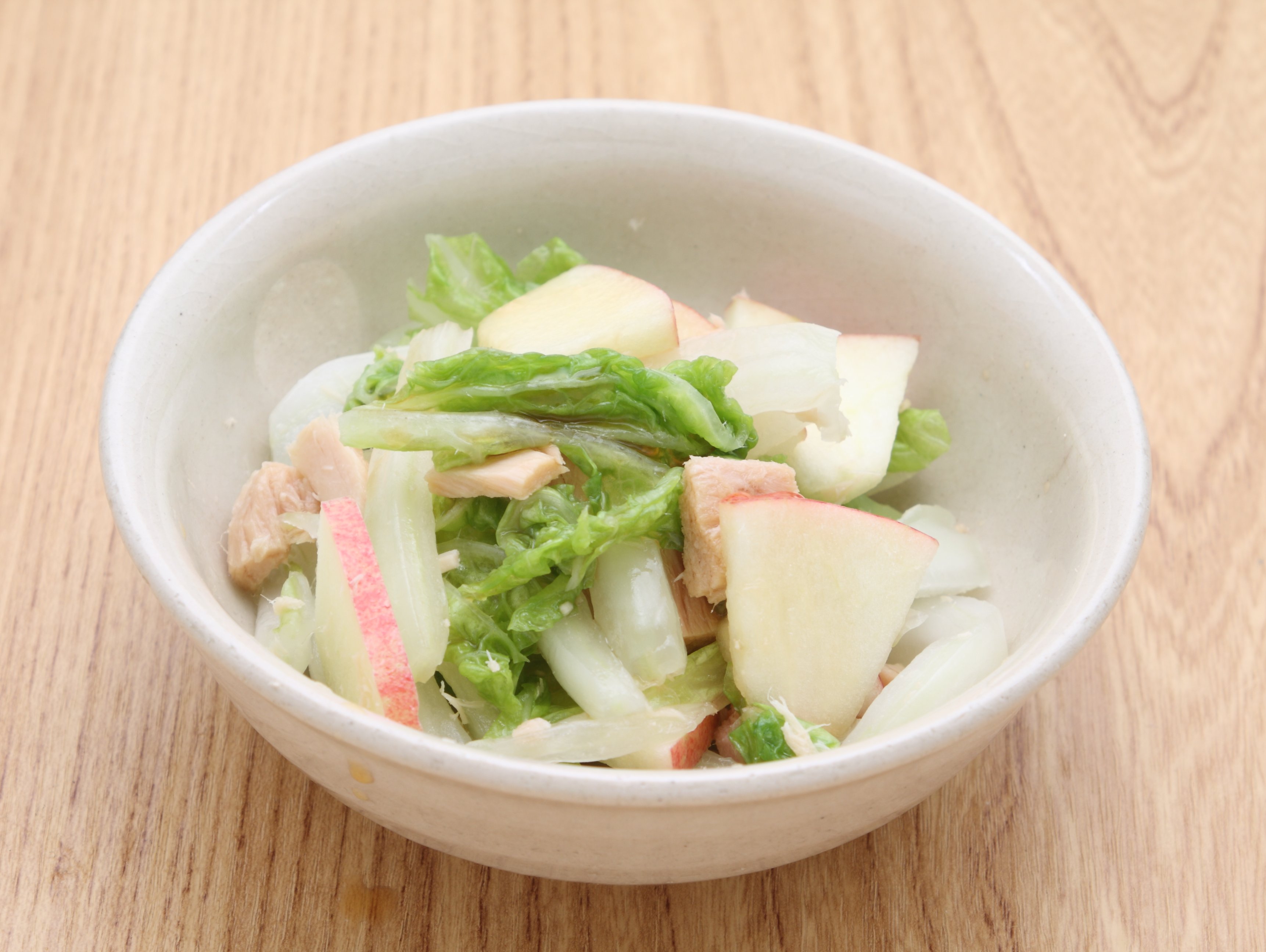 白菜とツナのぽん酢和え