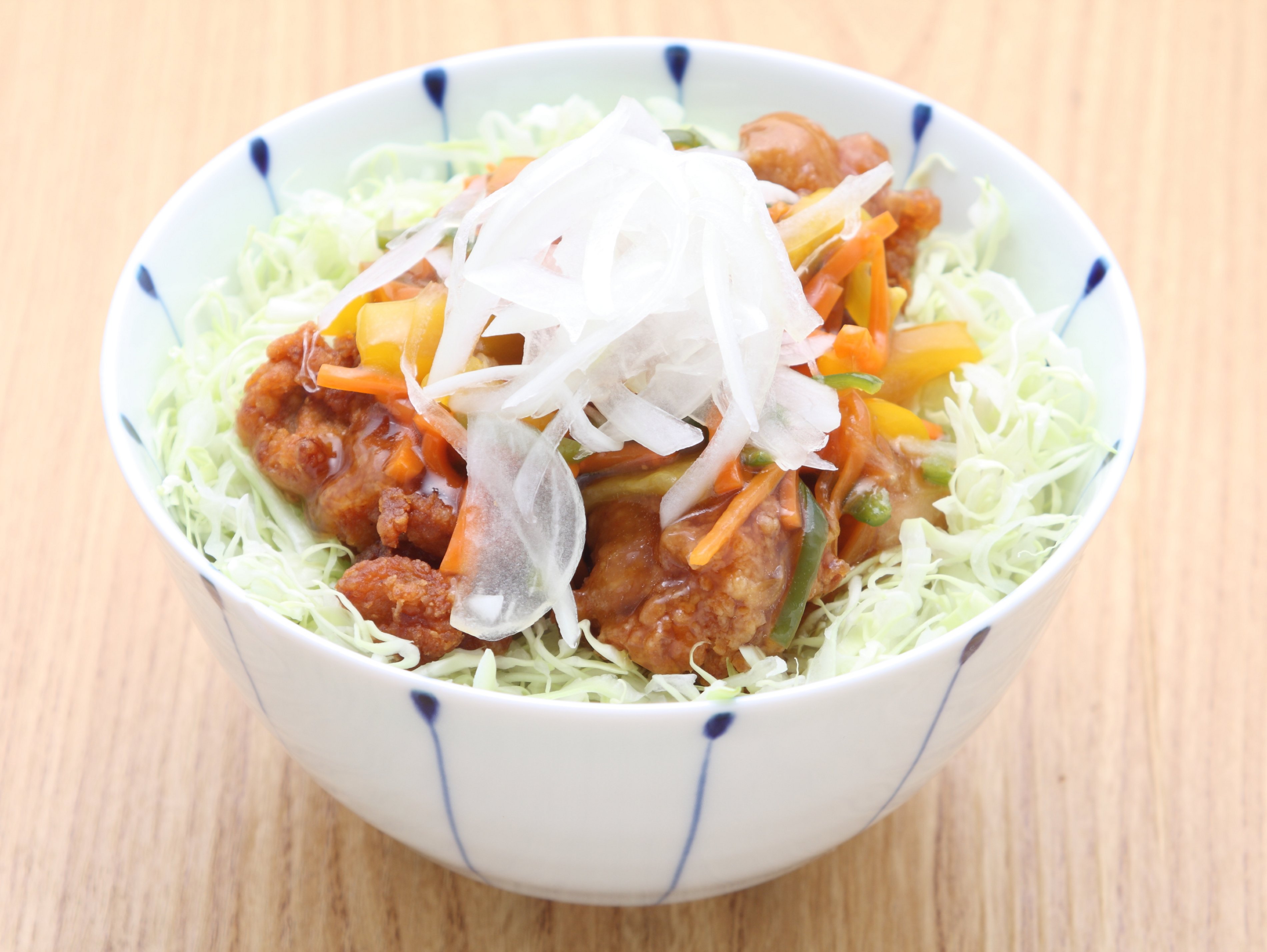 野菜と鶏から甘酢あんかけ丼