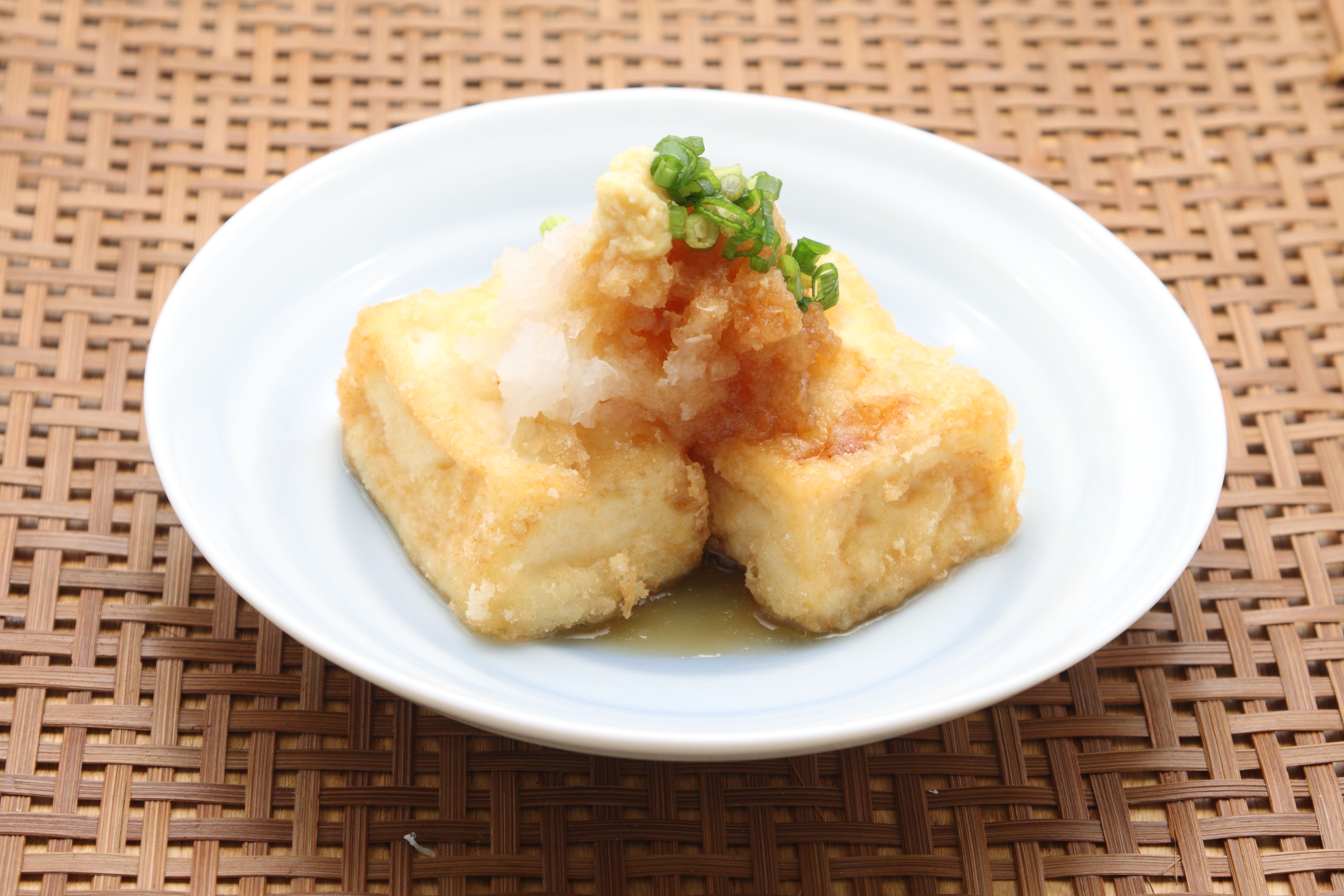 揚げ豆腐のぽん酢がけ