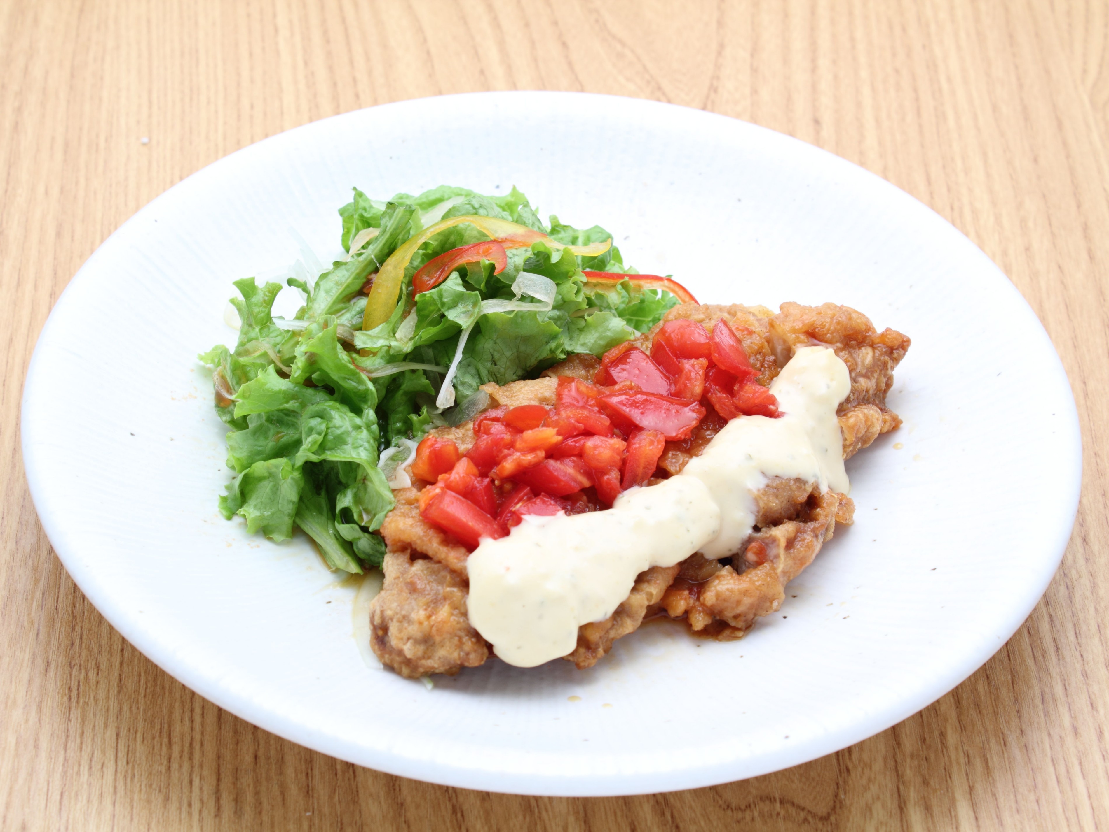トマト風味のチキン南蛮漬