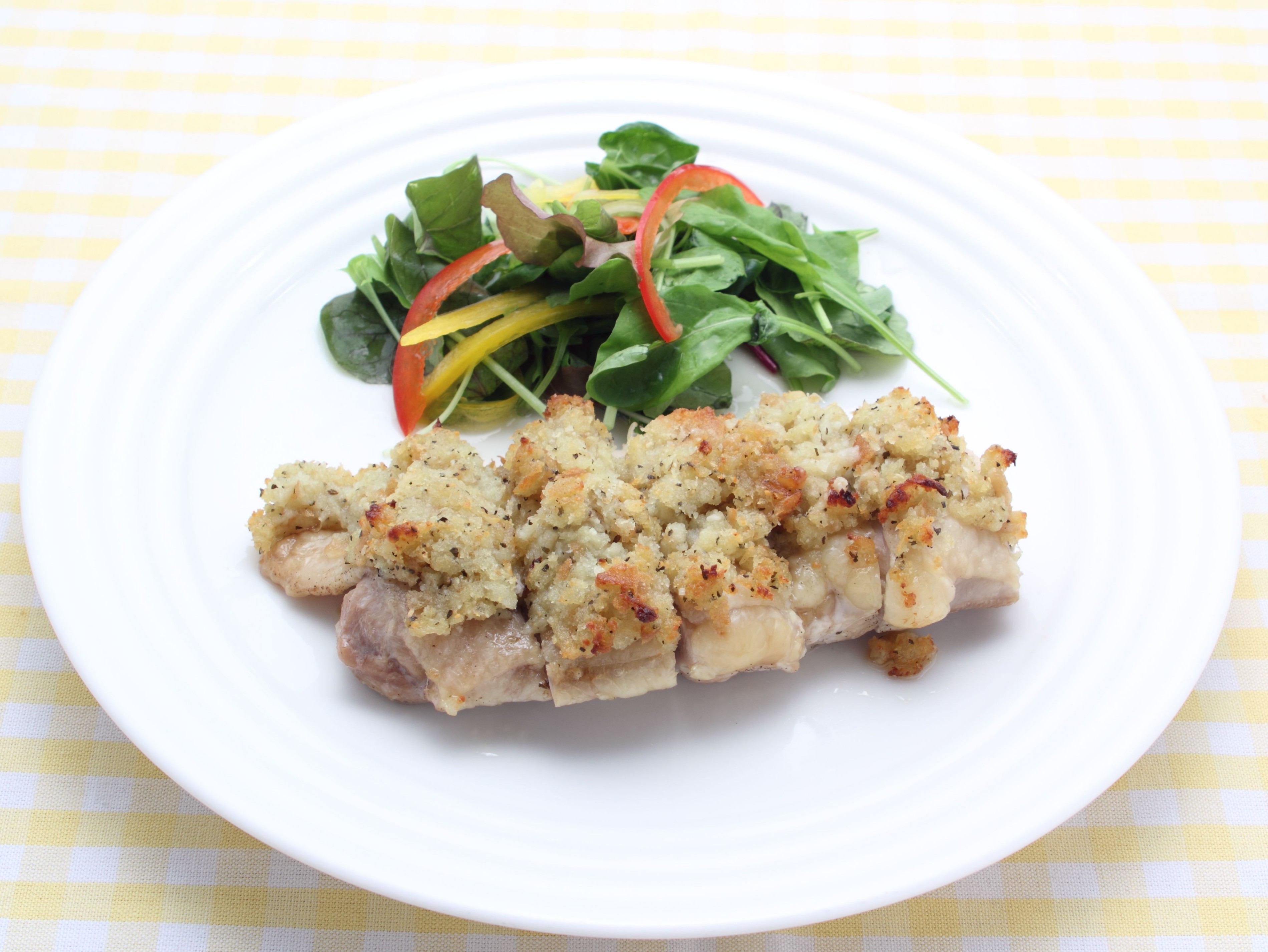 チキンの香草パン粉焼き