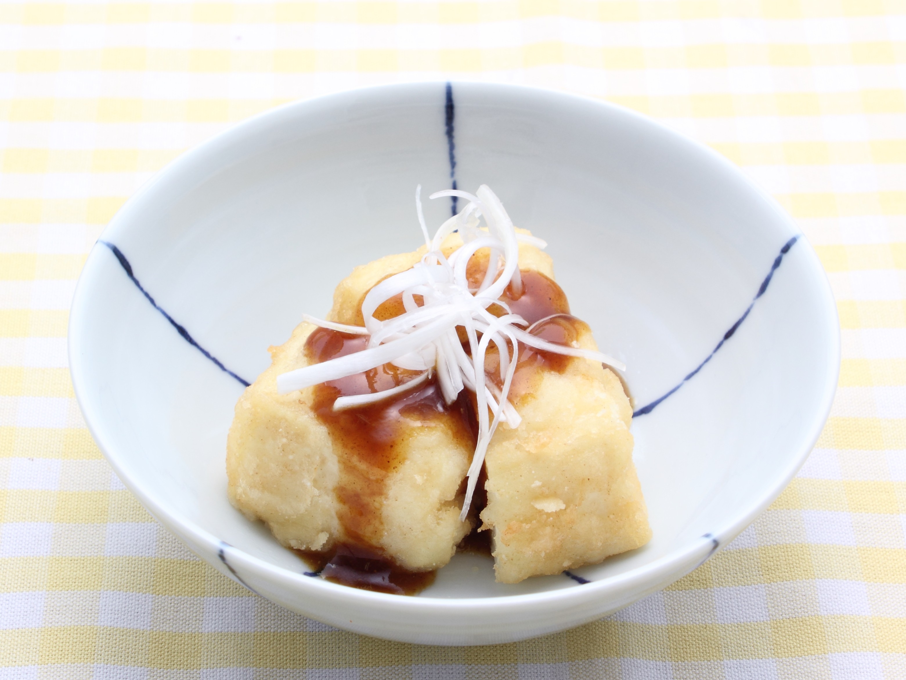 カレー風味の揚げだし豆腐