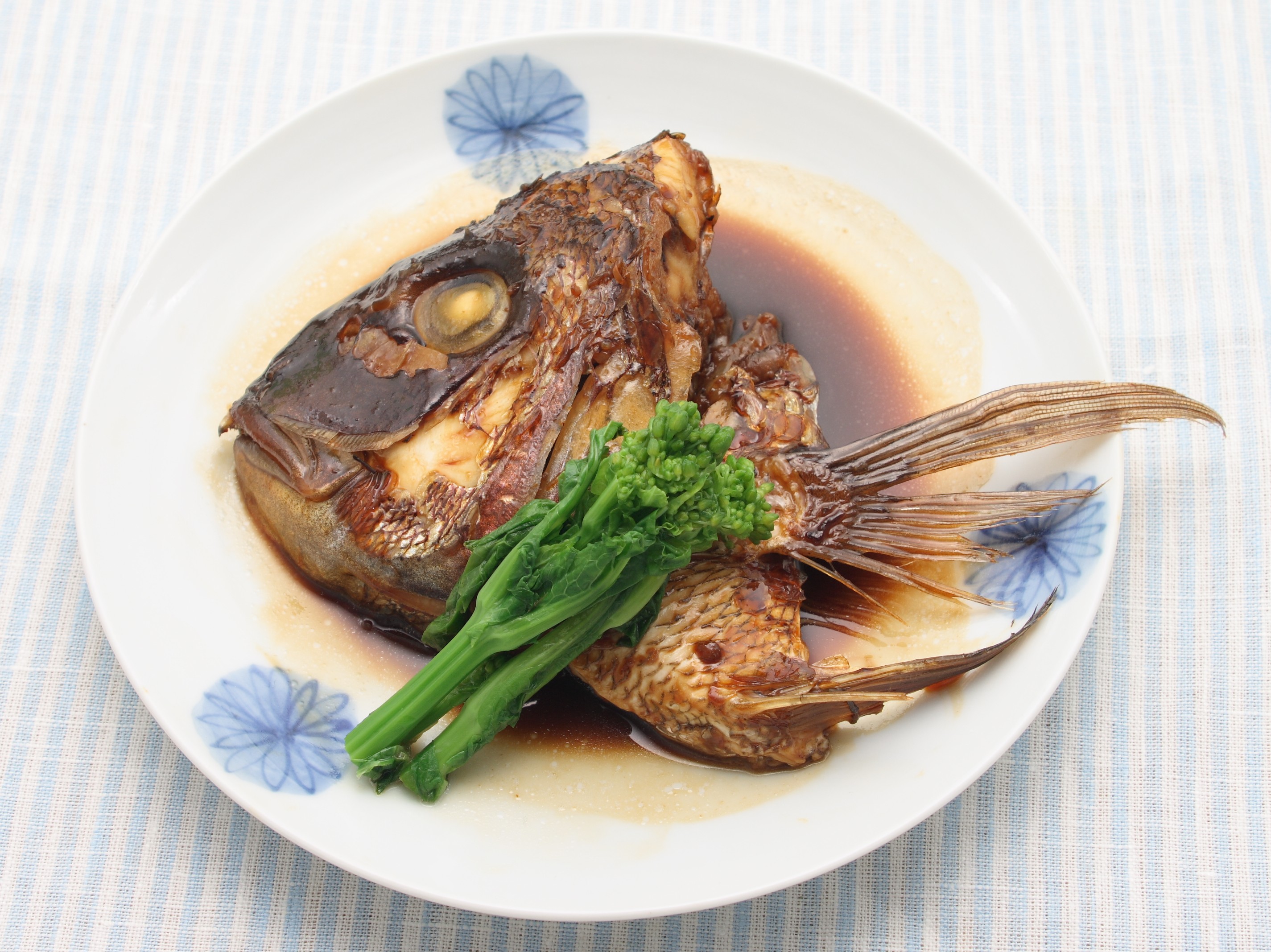 鯛のあら煮　「香味そばつゆ甘口」