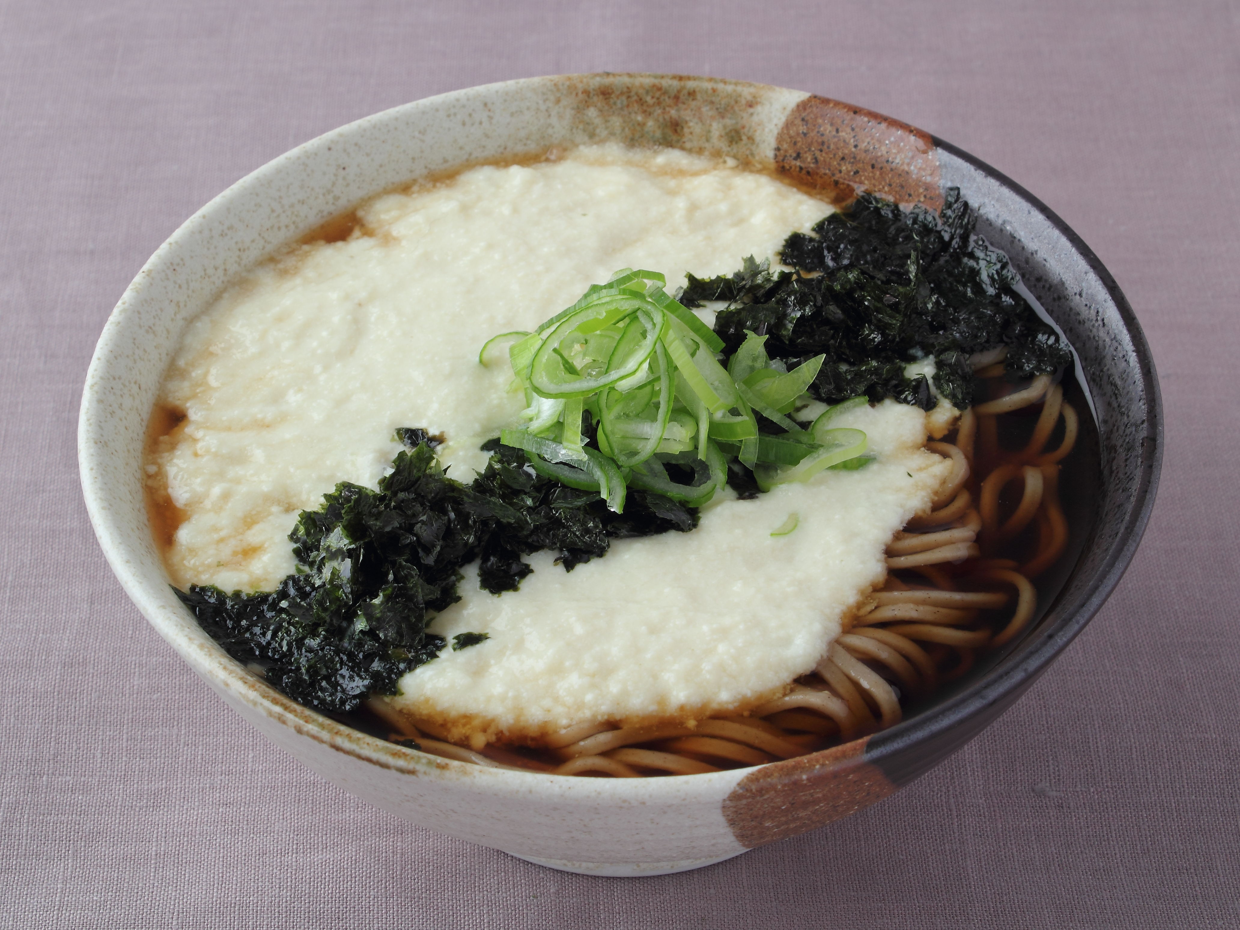 ふわっとお豆腐とろろそば