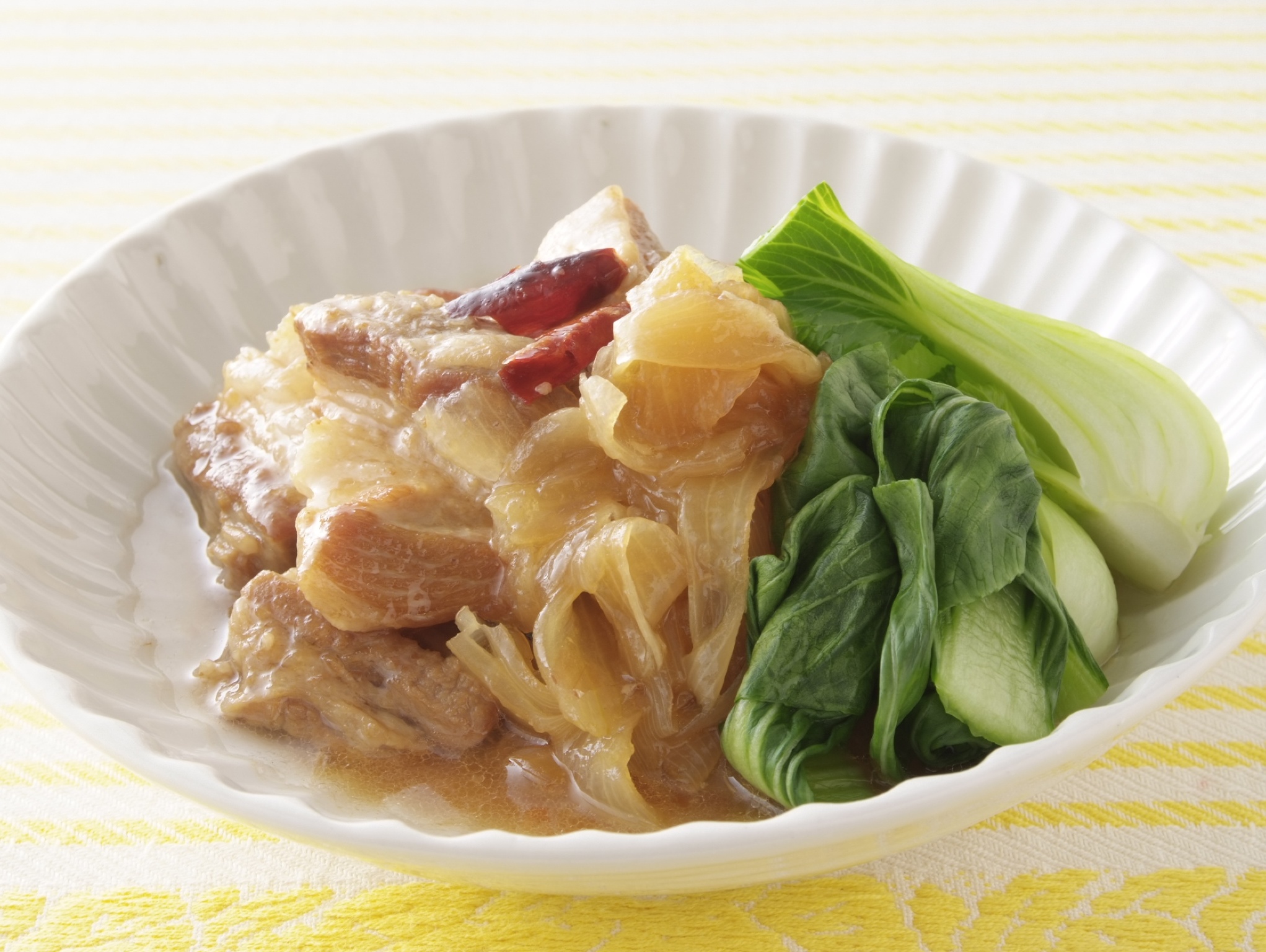 豚バラ肉の南蛮煮＋つゆバージョン