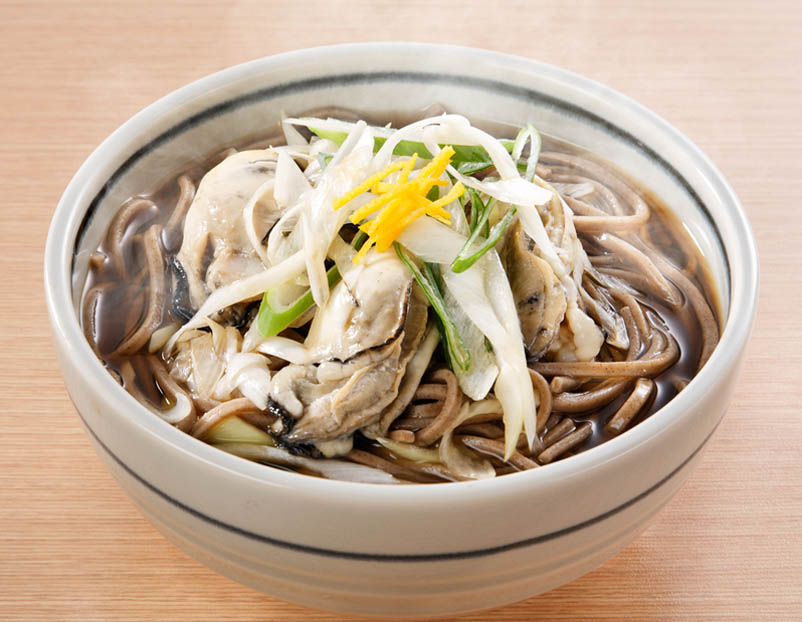 牡蠣そば