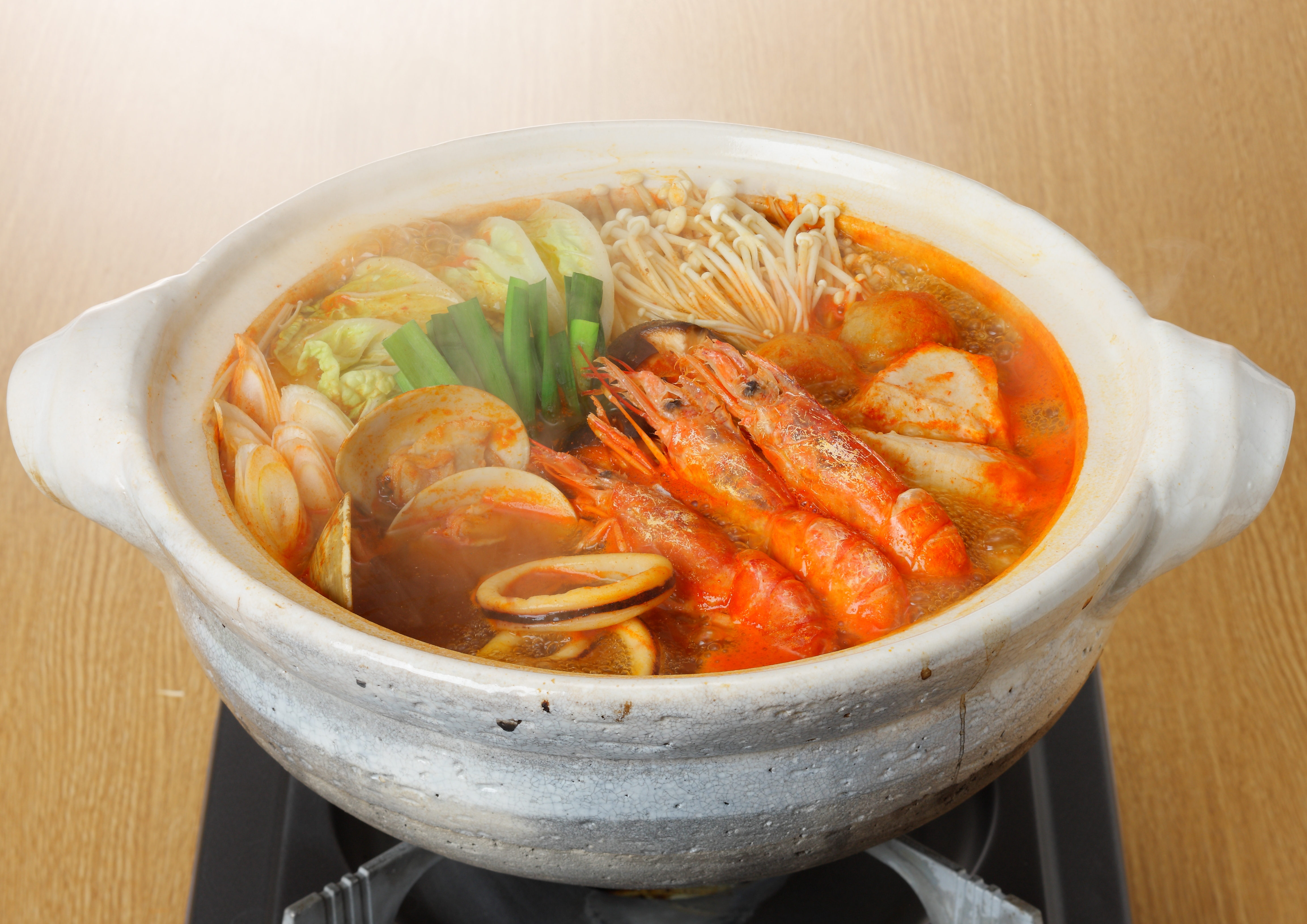 海鮮チゲ鍋のレシピ 作り方 レシピ ミツカン業務用商品 メニューサイト