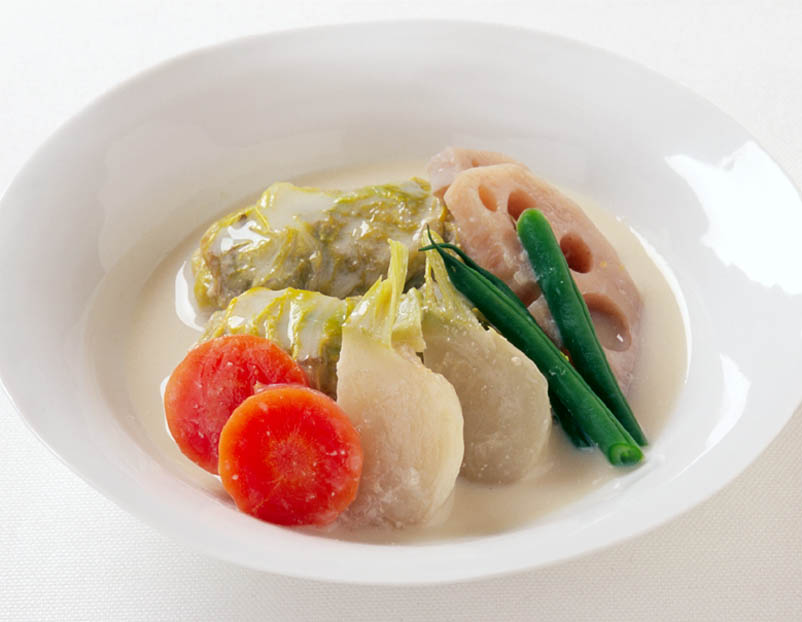 ロールキャベツの豆乳煮込み